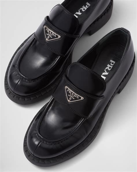 chunky prada loafers|prada chunky loafers women's.